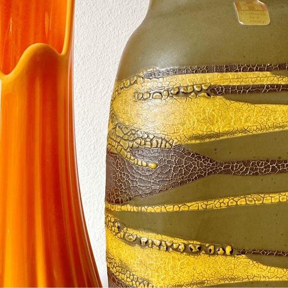 SOLD Ⓜ️ | Vintage 1970’s MCM Royal Haeger Free Form Earth Wrap Pottery Vase - Picture 5 of 14